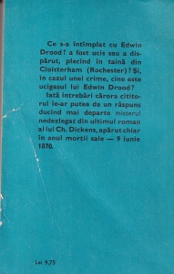Ch. Dickens - Misterul lui Edwin Drood - Img 2