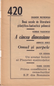 Colectia povestiri stiintifico-fantastice nr. 420 - Img 2