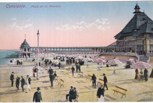Constanta. Plaja de la Mamaia (scrisa 1923)