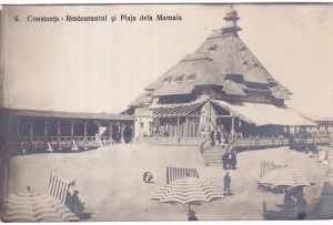 Constanta. Restaurantul si Plaja dela Mamaia (necirculata)