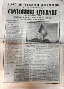 Convorbiri Literare, nr. 12, decembrie 1989: A doua editie speciala