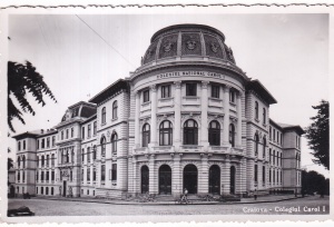 Craiova. Colegiul Carol I (scrisa 1944)