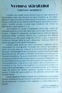 Cristian Moisescu - Vremea sfarsitului. Comentariu verset cu verset asupra cartii Apocalipsa - Img 2
