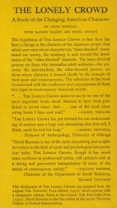 David Riesman - The Lonely Crowd: A Study of the Changing American Character - Img 2