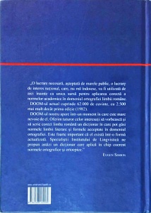 DOOM. Dictionarul ortografic, ortoepic si morfologic al limbii romane (2010) - Img 2