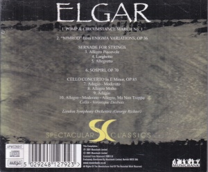 Edward Elgar - Pomp and Circumstance March No. 1. "Nimrod" from Enigma Variations, Op 36. Serenade for Strings. Cello Concerto in E Minor, Op 85 - Img 2