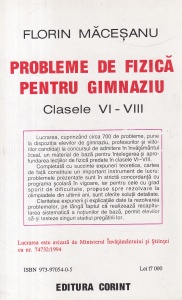 Florin Macesanu - Probleme de fizica pentru gimnaziu. Clasele VI-VIII - Img 2