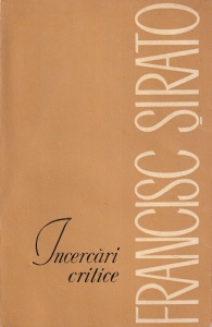 Francisc Sirato - Incercari critice
