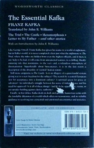 Franz Kafka - The Essential Kafka. The Trial. The Castle. Metamorphosis. Letter to my Father and Other Stories - Img 2
