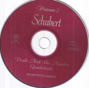 Franz Schubert - Quartetto Per Archi Op. 161. Death And The Maiden. Quartettsatz - Img 4