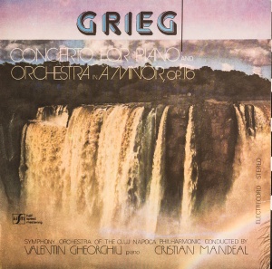 Grieg – Concerto For Piano and Orchestra in A Minor, Op. 16. Concertul pentru pian si Orchestra in La Minor, Op. 16. Symphony Orchestra Of The Cluj Napoca Philharmonic, conducted by Cristian Mandeal Piano Valentin Gheorghiu
