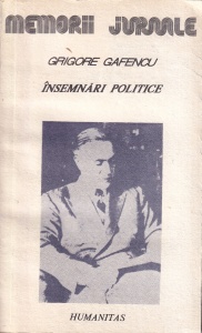 Grigore Gafencu - Insemnari politice 1929-1939