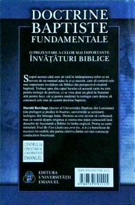 Harold Rawlings - Doctrine baptiste. O prezentare a celor mai importante invataturi biblice - Img 2