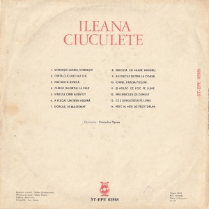 Ileana Ciuculete – Vorbeste lumea, vorbeste - Img 2