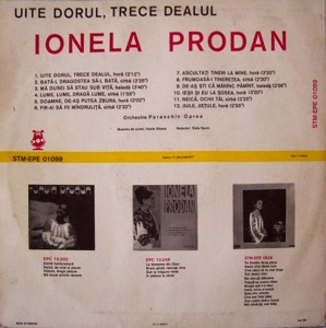 Ionela Prodan – Uite dorul, trece dealul - Img 2