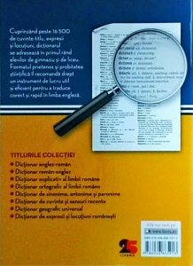 Irina Panovf - Dictionar roman englez. Dictionarul elevului destept - Img 2