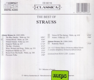 Johann Strauss - The Best Of Strauss - Img 2