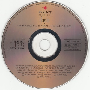 Joseph Haydn – Symphonies No. 48 "Maria Theresia", 88 and 95 - Img 3