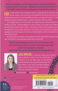 Julia Whelan - Thank You for Listening - Img 2
