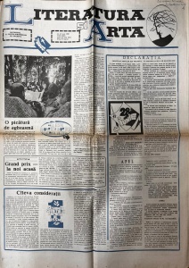 Literatura si Arta. Saptamanal al Uniunii Scriitorilor din Modova, nr. 25, 21 iunie 1990