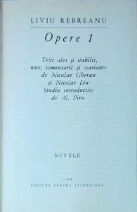 Liviu Rebreanu - Opere, volumul 1: Nuvele - Img 2