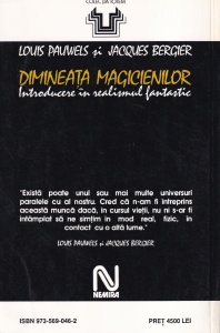Louis Pauwels, Jacques Bergier - Dimineata magicienilor. Introducere in realismul fantastic - Img 2