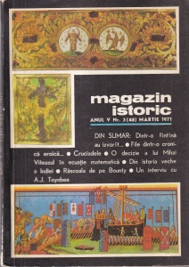 Magazin Istoric, nr. 3, martie 1971