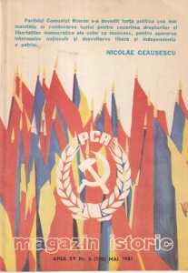 Magazin istoric, nr. 5 (170), mai 1981