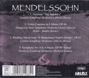 Mendelssohn - Classical Spectacular - Img 2