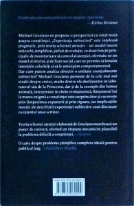 Michael S.A. Graziano - Constiinta dintr-o noua perspectiva. O teorie stiintifica a experientei subiective - Img 2