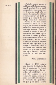 Mihai Gramatopol - Moira, mythos, drama - Img 2