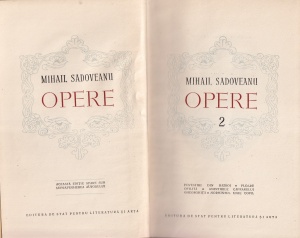Mihail Sadoveanu - Opere, volumul 2. Povestiri din razboi. Floare ofilita. Amintirile caprarului Gheorghita. Mormantul unui copil - Img 2