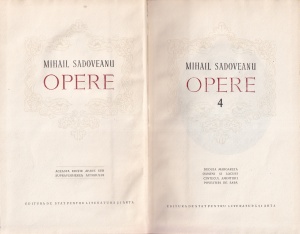 Mihail Sadoveanu - Opere, volumul 4. Duduia Margareta. Oameni si locuri. Cantecul amintirii. Povestiri de sara - Img 2