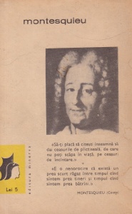 Montesquieu - Scrisori persane. Caiete - Img 2