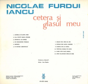 Nicolae Furdui Iancu – Cetera si glasul meu - Img 2
