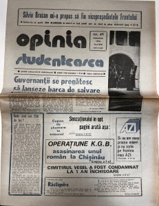 Opinia Studenteasca, nr. 49, noiembrie 1990