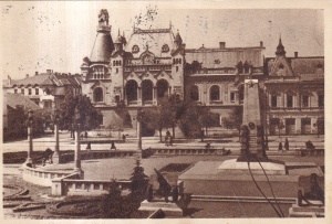 Oradea. Piata Malinovski (circulata 1952)