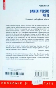Paddy Hirsch - Oameni versus piete. Economia pe intelesul tuturor - Img 2