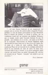 Paul Grigoriu - Un romantic la Paris. Vara franceza - Img 2