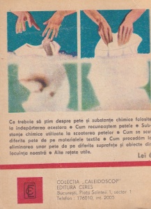 Paulina Rozolimo - Scoaterea petelor. Chimia in gospodarie - Img 2