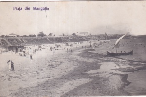 Plaja din Mangalia (circulata 1925)
