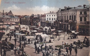 Ploesti. Piata Legumelor (scrisa 1922)