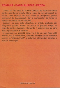 Prof. dr. Daniela Fulga - Romana. Bacalaureat Proza - Img 2
