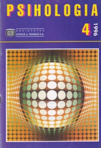 Psihologia, numarul 4, 1996