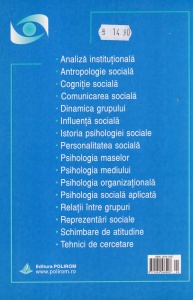 Psihologia sociala. Buletinul laboratorului. Psihologia campului social, numarul 14, 2004 - Img 2