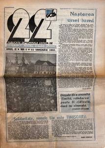 Revista 22, nr. 1, 11 ianuarie 1991
