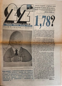 Revista 22, nr. 29, 26 iulie-2 august 1991