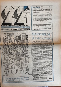 Revista 22, nr. 4, 1 februarie 1991