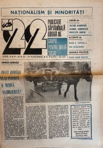Revista 22, nr. 46, 22-29 noiembrie 1991