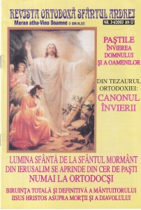 Revista Ortodoxa Sfantul Andrei, nr. 3-4/2007